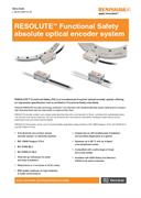RESOLUTE™ Functional Safety absolute optical encoder system